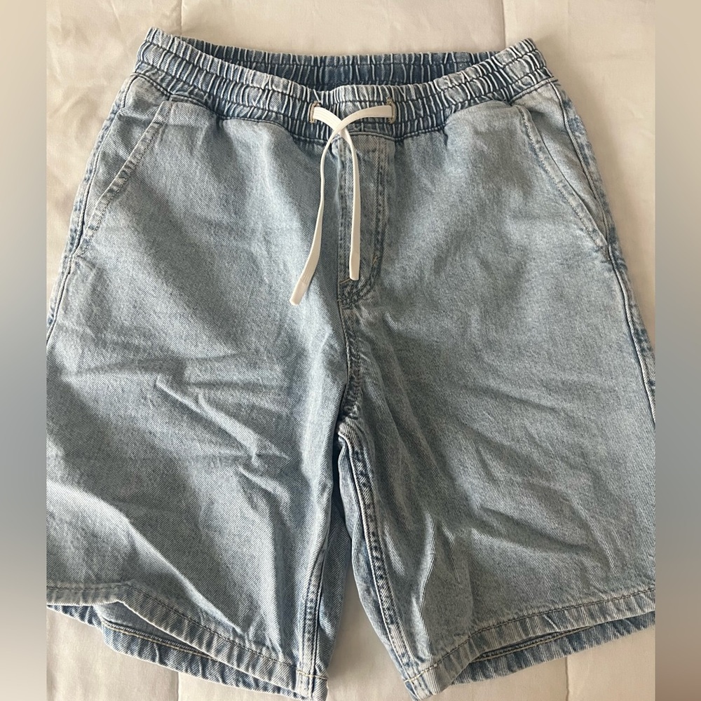 SMALL H & M light blue shorts. WORN ONCE